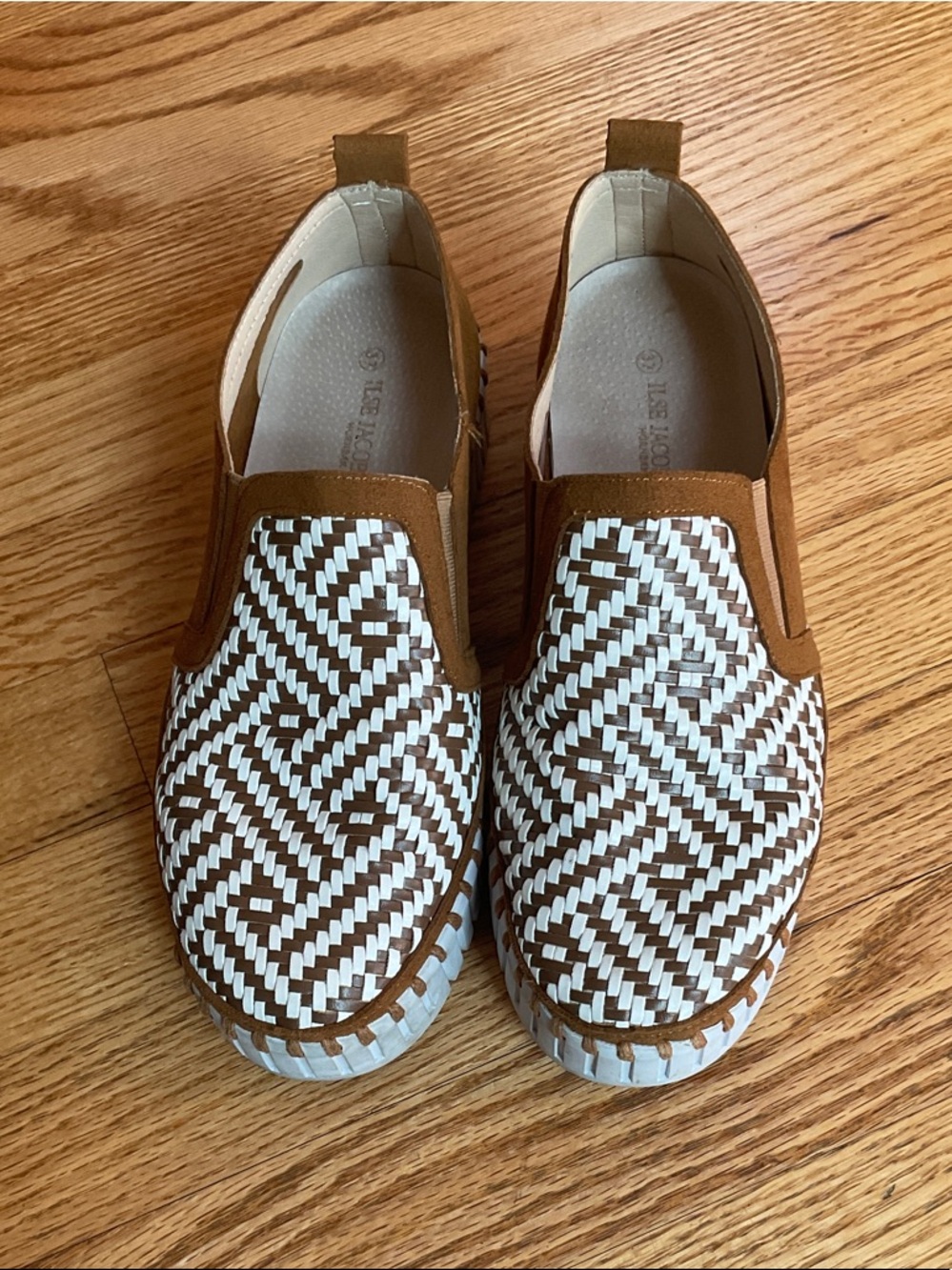 Ilsa Jacobsen platform slip ons